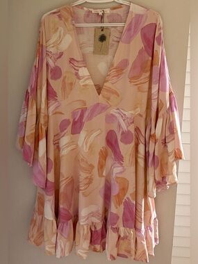NWT Label of Love Boho Mini Dress XL